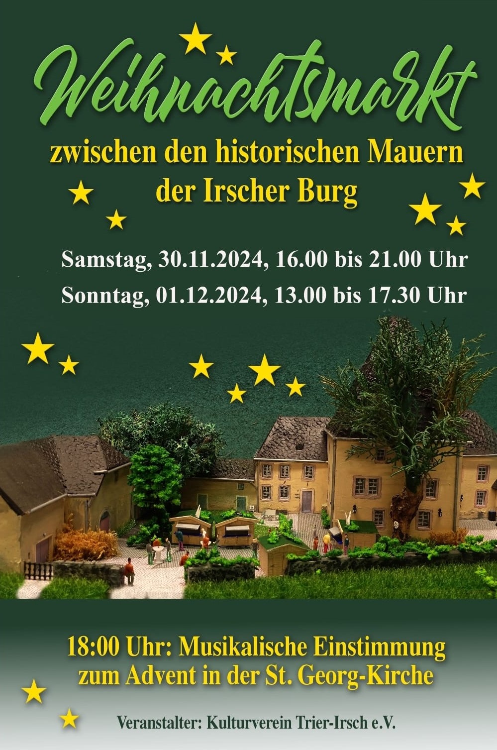 Weihnachtsmarkt Trier-Irsch    1. Advent 30.11.-01.12.2024